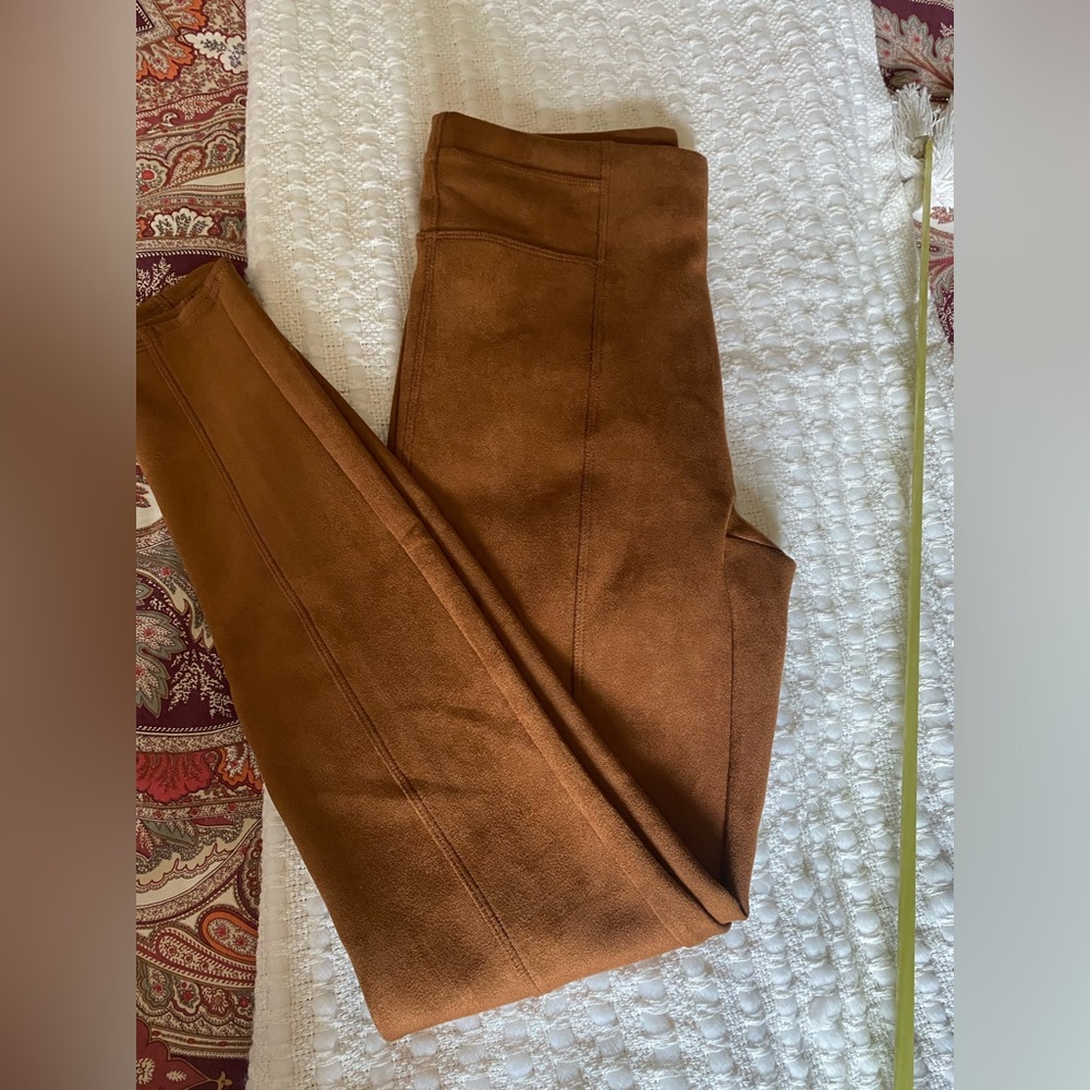 Spanx faux suede pants